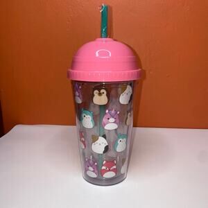 Squishmallow Collectible Acrylic Sipper Cup with Straw 16 OZ